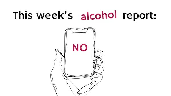 weekly reporting alcohol